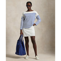 Rlx Ralph Lauren Frauen 17 "Aim Plissee Back Golf Skort - Keramik Weiß