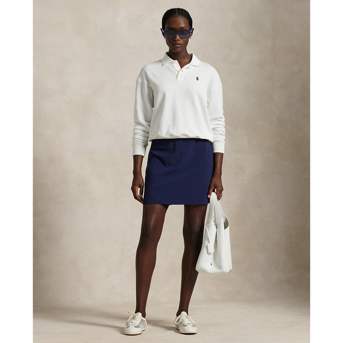 RLX Ralph Lauren Frauen 17 'AIM Plissee Back Golf Skort - Raffinierte Marine