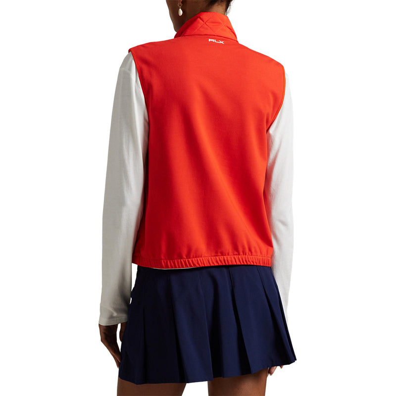 Rlx Ralph Lauren Frauen gesteppte Hybridweste - Bright Poppy