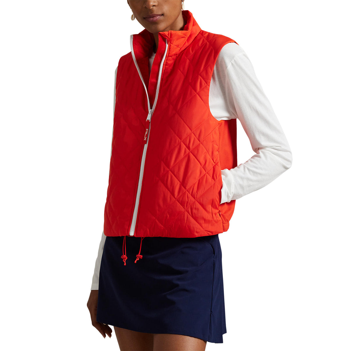 Rlx Ralph Lauren Frauen gesteppte Hybridweste - Bright Poppy