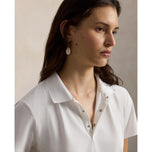 RLX Ralph Lauren Women's Tour Performance Golf Shirt - Ceramic White