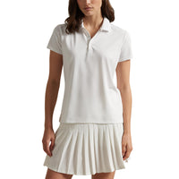 Rlx Ralph Lauren Frauen Tour Performance Golfhemd- Keramik Weiß