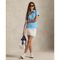 RLX Ralph Lauren Frauen Tour Performance Golf Shirt- Sutton Blue