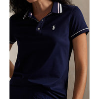 RLX Ralph Lauren Frauentour Pique Polo -Hemd - Marine/Weiß/Garten Pink