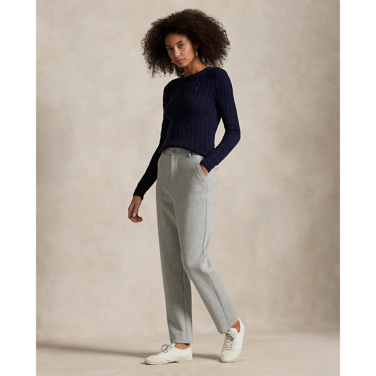 Rlx Ralph Lauren Frauen Doppelstrick -Golfhose - Andover Heather