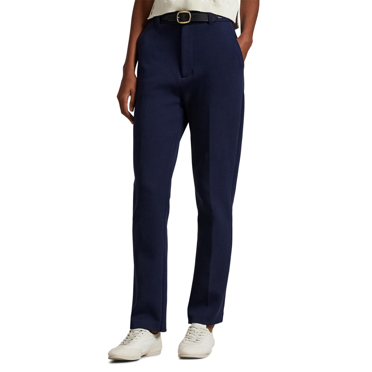 RLX Ralph Lauren DOUPLE Strickhosen für Frauen - raffinierte Marine