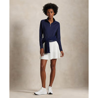 RLX Ralph Lauren Frauen Stretch Jersey Viertel -Zip -Pullover - Raffinierte Marine