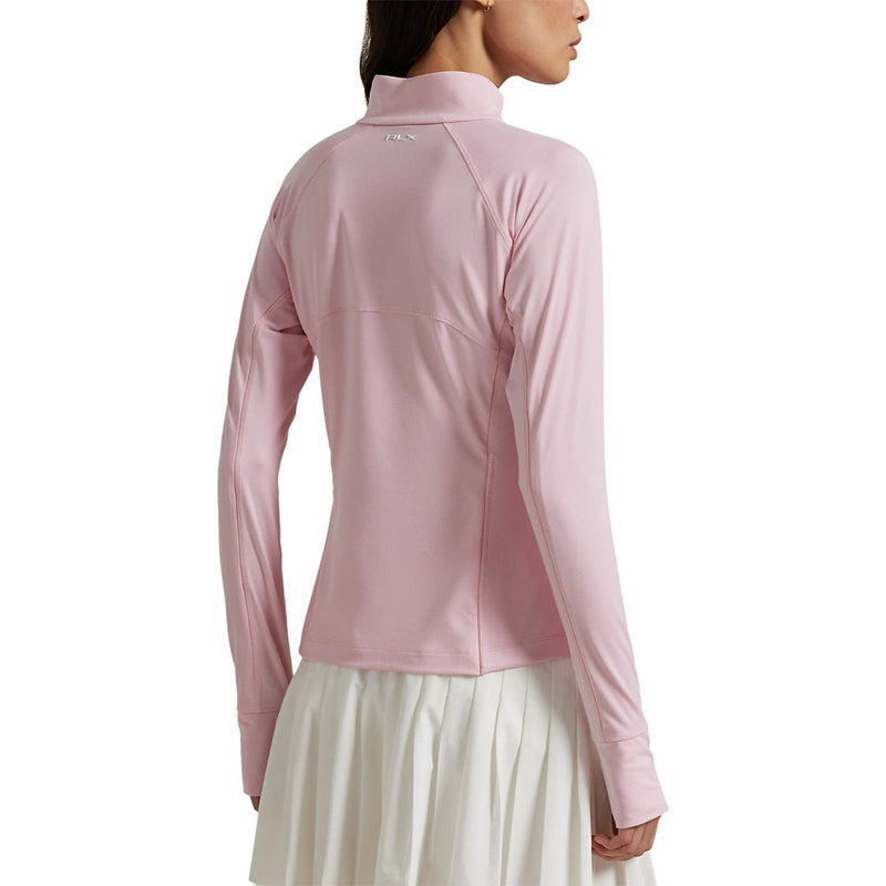 RLX Ralph Lauren Frauen Performance Viertel -Zip -Golfpullover -Garten Pink