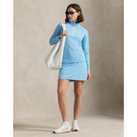 RLX Ralph Lauren Damen Stretch Jersey Viertel -Zip -Pullover - Sutton Blue