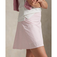 RLX Ralph Lauren 17 'Aim Plissee Back Golf Skort - Garten Pink Gingham