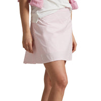 RLX Ralph Lauren 17 'Aim Plissee Back Golf Skort - Garten Pink Gingham