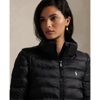 Rlx Ralph Lauren Damen Cabrio -Stülle Jacke - Polo Schwarz