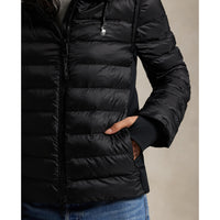 Rlx Ralph Lauren Damen Cabrio -Stülle Jacke - Polo Schwarz