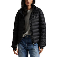 Rlx Ralph Lauren Damen Cabrio -Stülle Jacke - Polo Schwarz