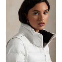 Rlx Ralph Lauren Damen Cabrio mit gesteppter Jacke - Keramik Weiß/Polo Schwarz