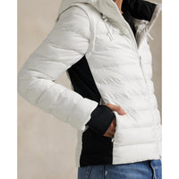 Rlx Ralph Lauren Damen Cabrio mit gesteppter Jacke - Keramik Weiß/Polo Schwarz