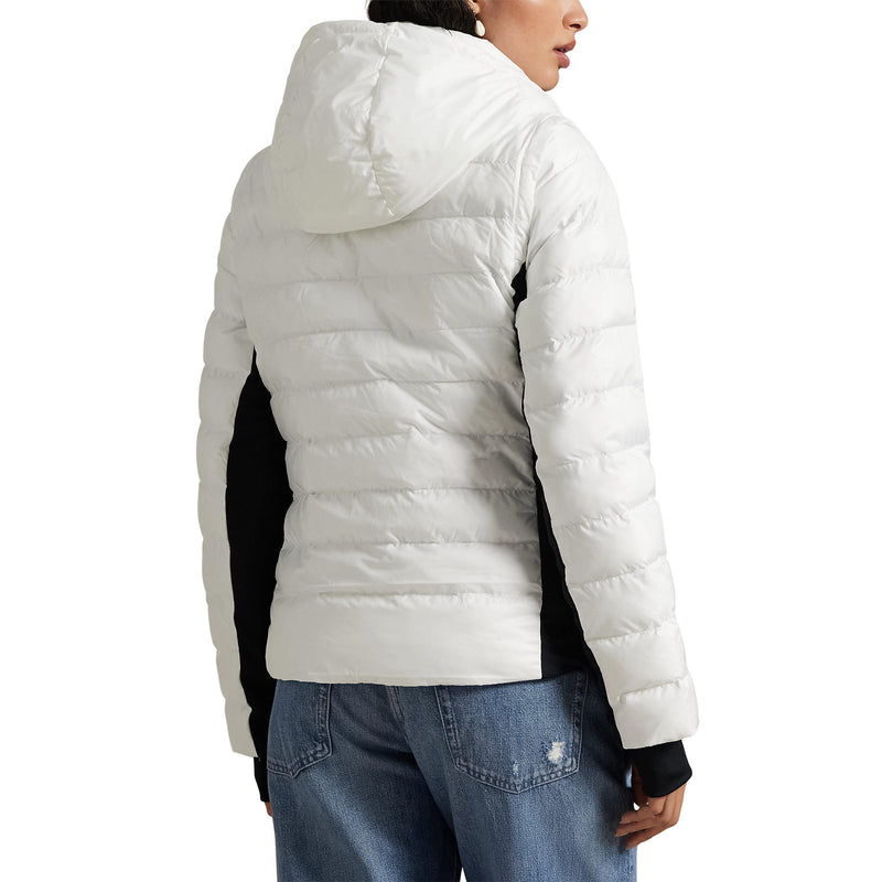 Rlx Ralph Lauren Damen Cabrio mit gesteppter Jacke - Keramik Weiß/Polo Schwarz