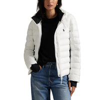 Rlx Ralph Lauren Damen Cabrio mit gesteppter Jacke - Keramik Weiß/Polo Schwarz
