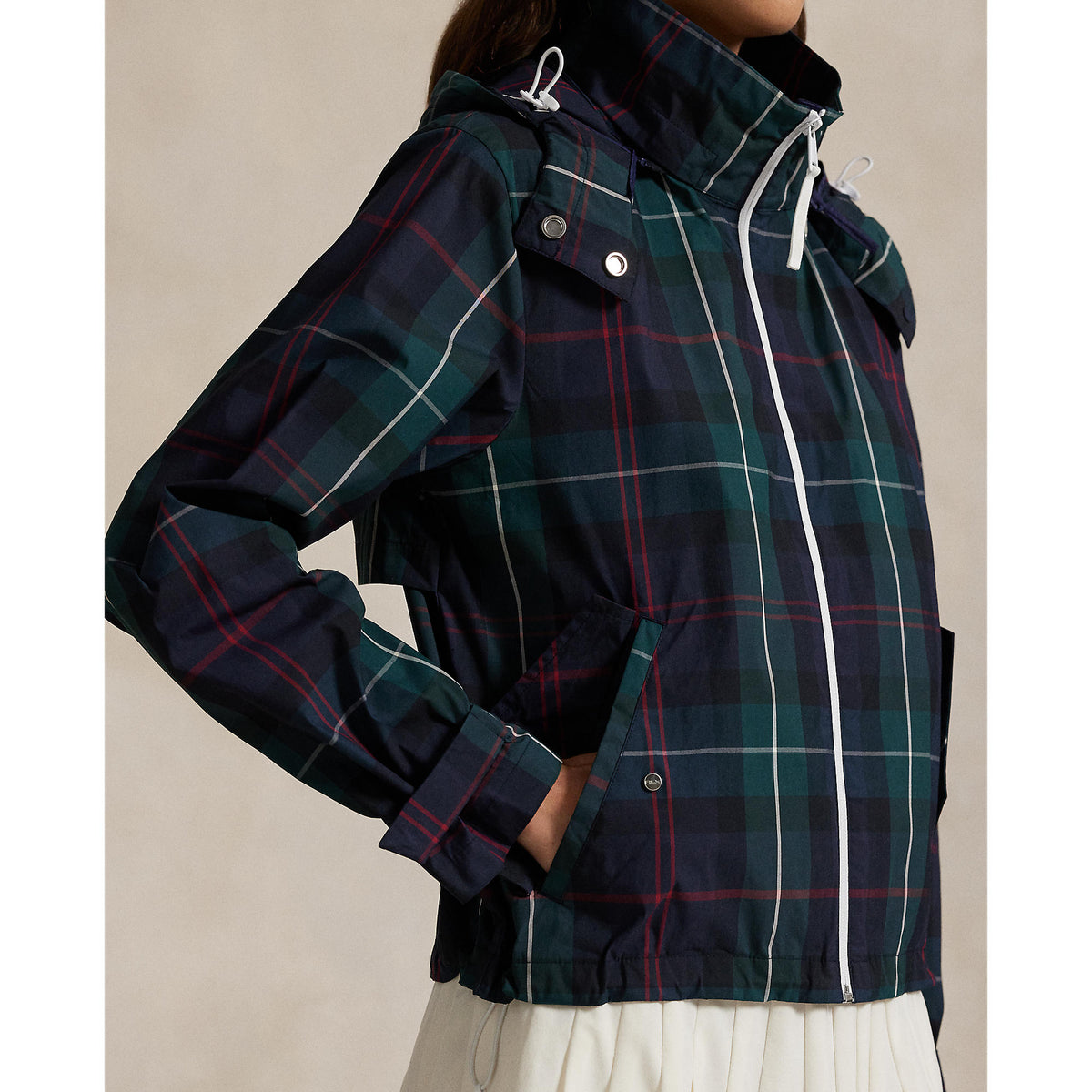 RLX Ralph Lauren Frauenwindbrecherjacke - Tartan