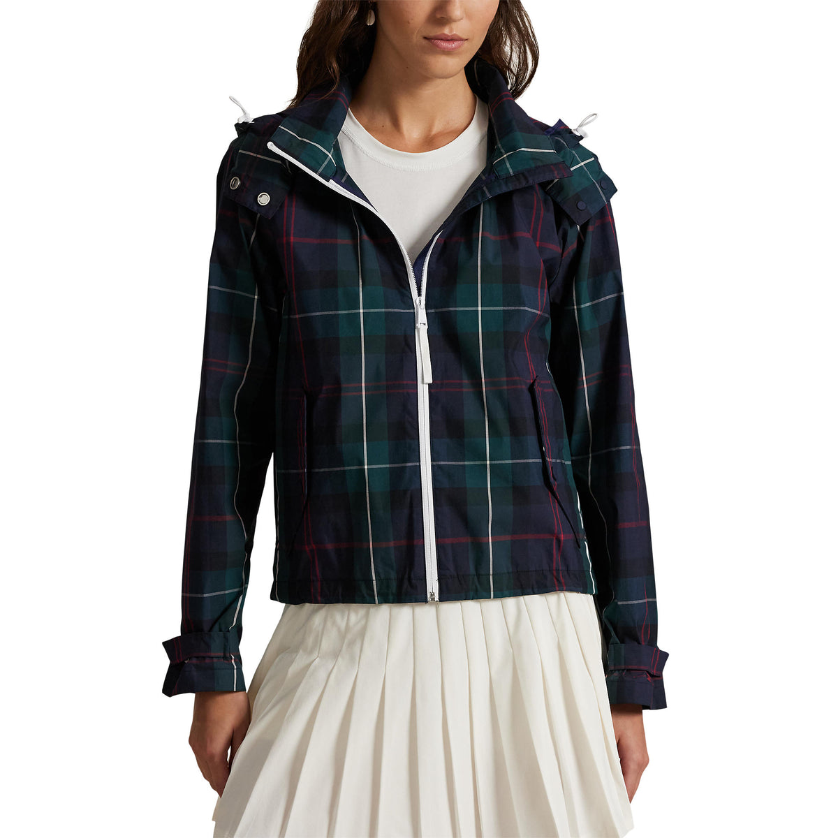 RLX Ralph Lauren Frauenwindbrecherjacke - Tartan