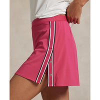 Rlx Ralph Lauren Frauen 4-Wege-Stretch A-Line Golf Skort-Johannisbeeren-/Keramik-Weiß/Jägergrün