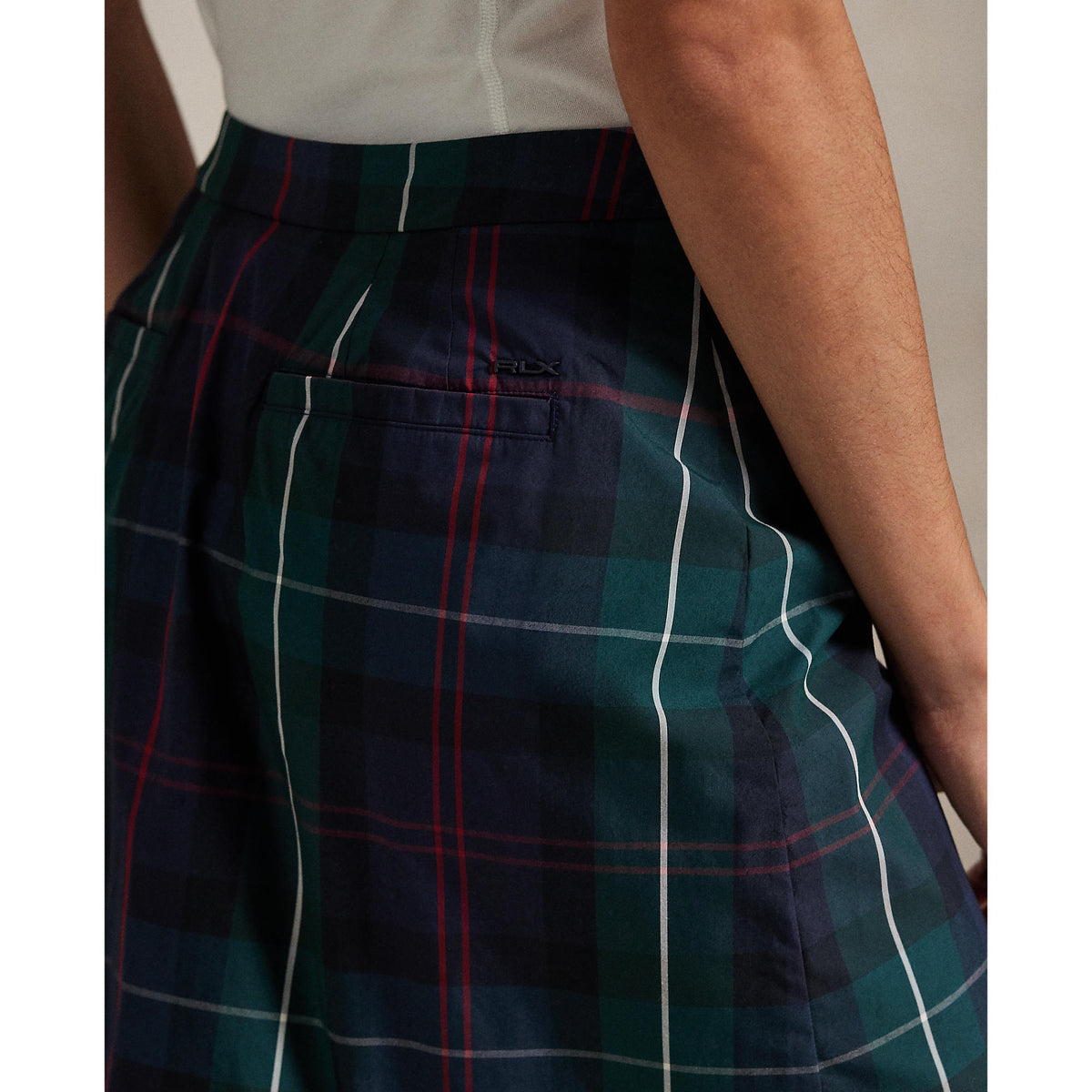 RLX Ralph Lauren Frauen gewebt A -Line Golf Skort - Tartan