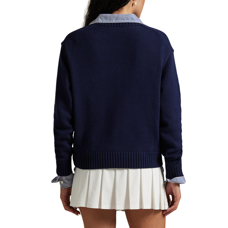 RLX Ralph Lauren Women's Polo Bear Knit - Refined Navy