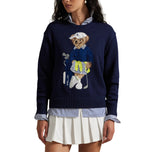 Rlx Ralph Lauren Frauen Polo Bear Strick - Raffinierte Marine