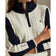 RLX Ralph Lauren Damen -Kabel -Strick -Halbzeißel Pullover - Antike weiße/raffinierte Marine