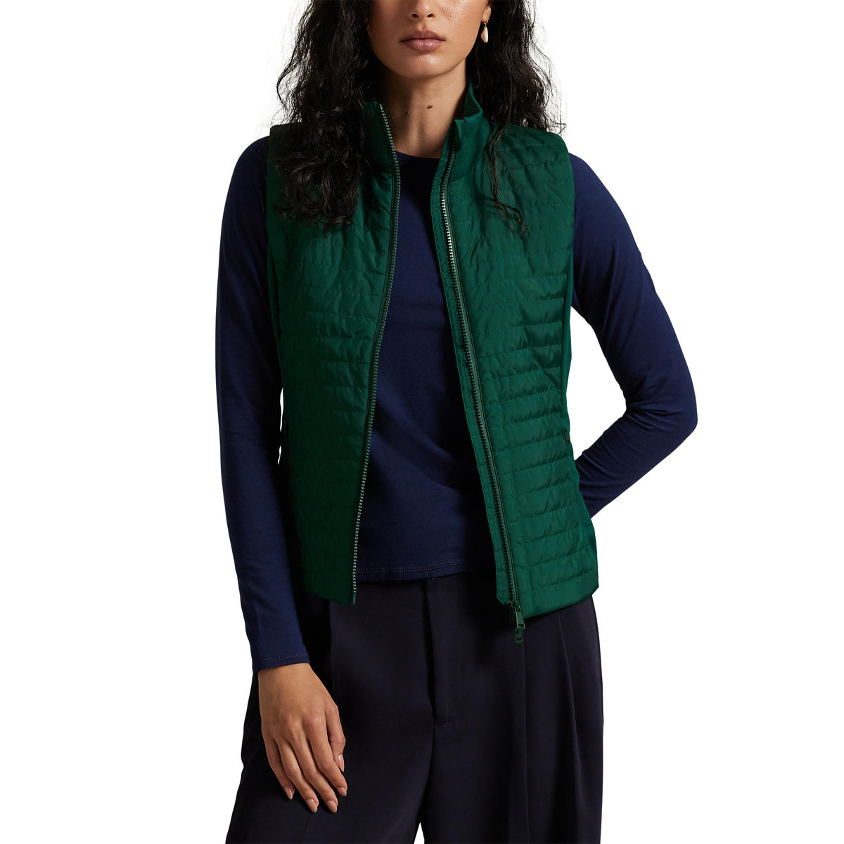 RLX Ralph Lauren Frauen hybrid Performance gesteppte Weste - Hunter Green