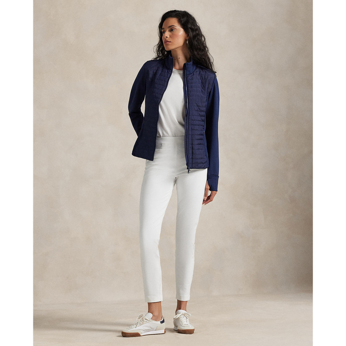 Rlx Ralph Lauren Frauen Eagle Stretch Twill Golfhose - Keramik Weiß