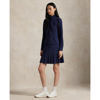 RLX Ralph Lauren Frauen A -Line Interlock Golf Skort - Raffinierte Marine