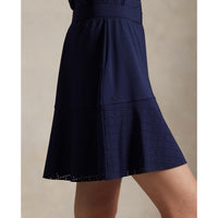 RLX Ralph Lauren Frauen A -Line Interlock Golf Skort - Raffinierte Marine