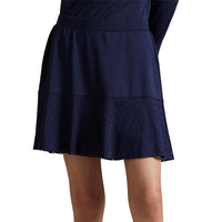 RLX Ralph Lauren Frauen A -Line Interlock Golf Skort - Raffinierte Marine