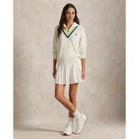 Rlx Ralph Lauren Frauen Wolle Blend Pullover Pullover - Antike Weiß