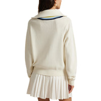 Rlx Ralph Lauren Frauen Wolle Blend Pullover Pullover - Antike Weiß