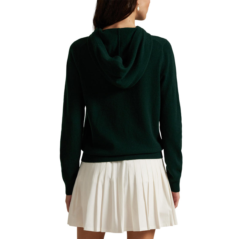 RLX Ralph Lauren Frauenkaschmir -Kapuzenpullover - Moos Achat