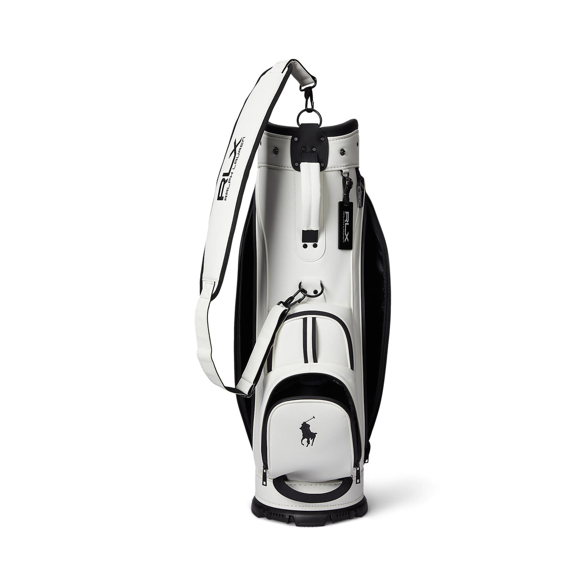 Rlx Ralph Lauren bestickter Logo -Karren Golfbeutel - Weiß Multi