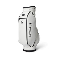 Rlx Ralph Lauren bestickter Logo -Karren Golfbeutel - Weiß Multi