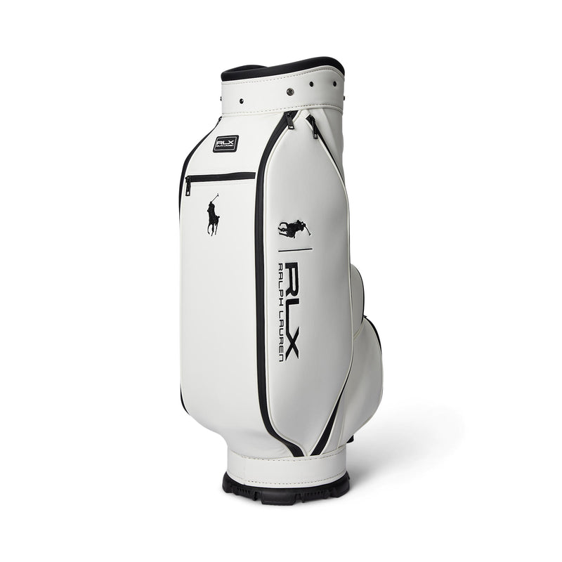 Rlx Ralph Lauren bestickter Logo -Karren Golfbeutel - Weiß Multi