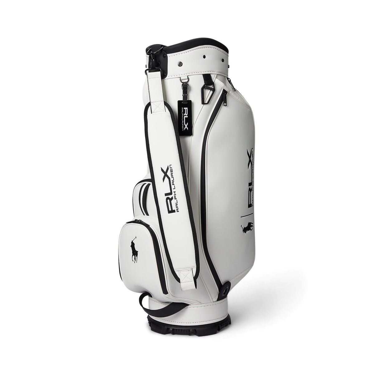 Rlx Ralph Lauren bestickter Logo -Karren Golfbeutel - Weiß Multi