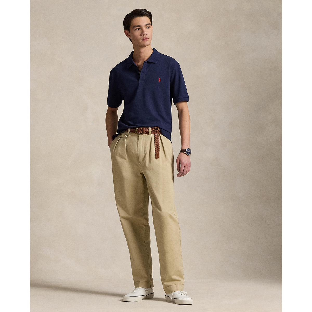 Polo Performance Ralph Lauren Performance Stretch Mesh Golf Polo -Hemd - raffinierte Marine