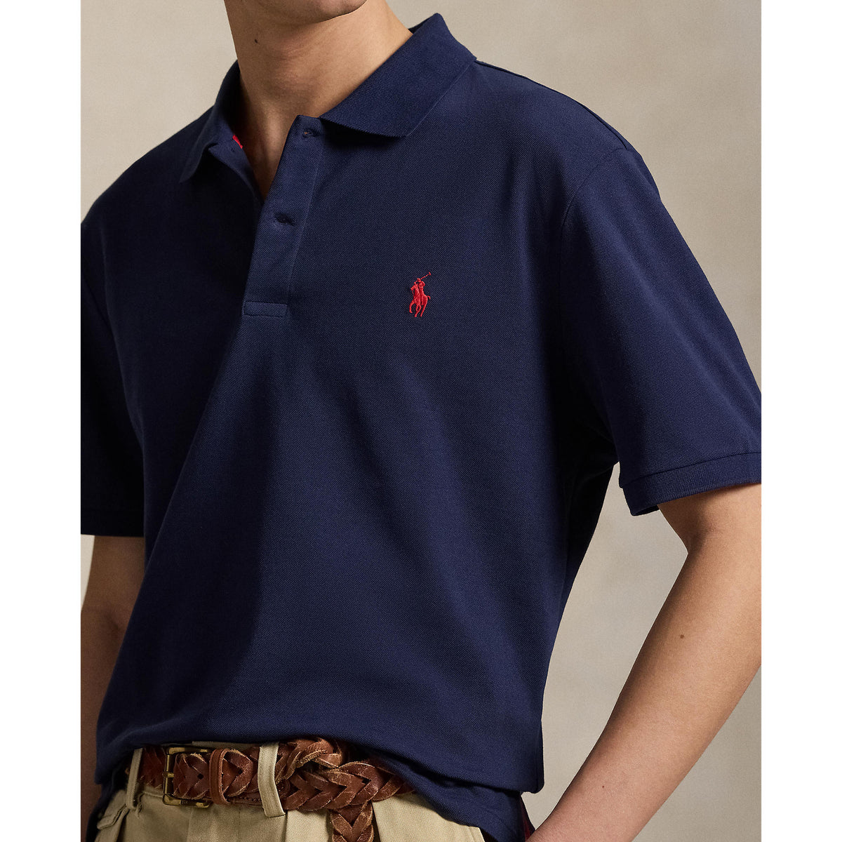 Polo Performance Ralph Lauren Performance Stretch Mesh Golf Polo -Hemd - raffinierte Marine
