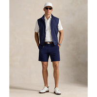 Rlx Ralph Lauren Classic Fit Leichtes Luftstrom -Golfpolo -Hemd - Keramik weiß