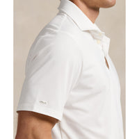 Rlx Ralph Lauren Classic Fit Leichtes Luftstrom -Golfpolo -Hemd - Keramik weiß