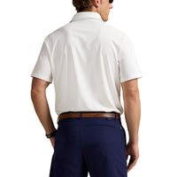 Rlx Ralph Lauren Classic Fit Leichtes Luftstrom -Golfpolo -Hemd - Keramik weiß