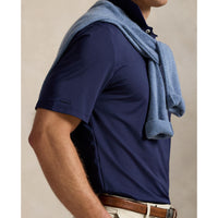 RLX Ralph Lauren Classic Fit Leichtes Luftstrom -Golfpolo -Hemd - raffinierte Marine
