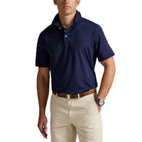 RLX Ralph Lauren Classic Fit Leichtes Luftstrom -Golfpolo -Hemd - raffinierte Marine