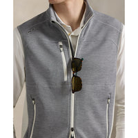 Rlx Ralph Lauren Kinetischer Abstandshalter Vollzeißel Golfweste - Peak Grey/Stone Kiesel