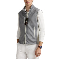 Rlx Ralph Lauren Kinetischer Abstandshalter Vollzeißel Golfweste - Peak Grey/Stone Kiesel